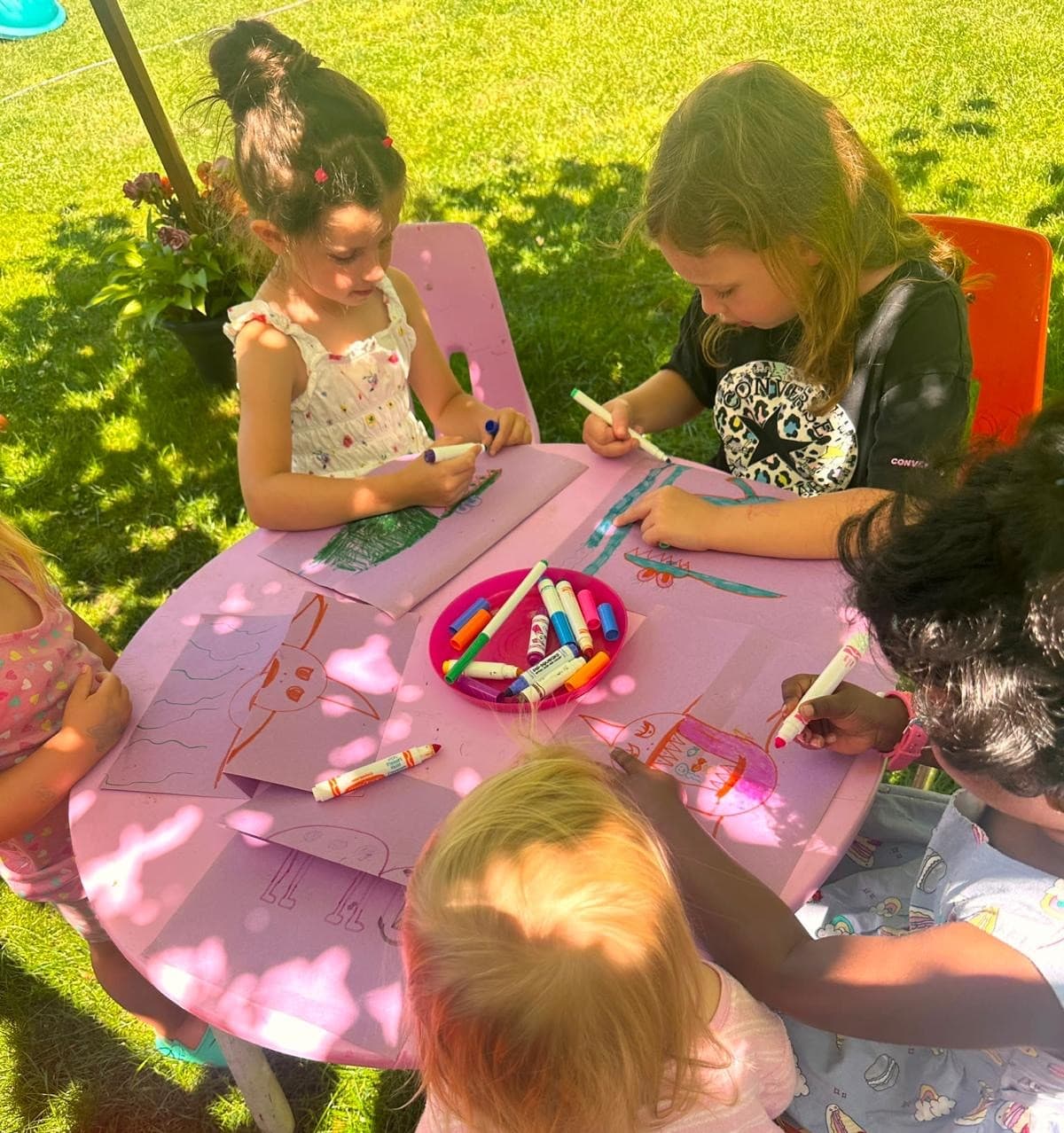 Creative time at First Choice Daycare